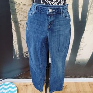 Straight Leg Simply Vera Distressed Jeans